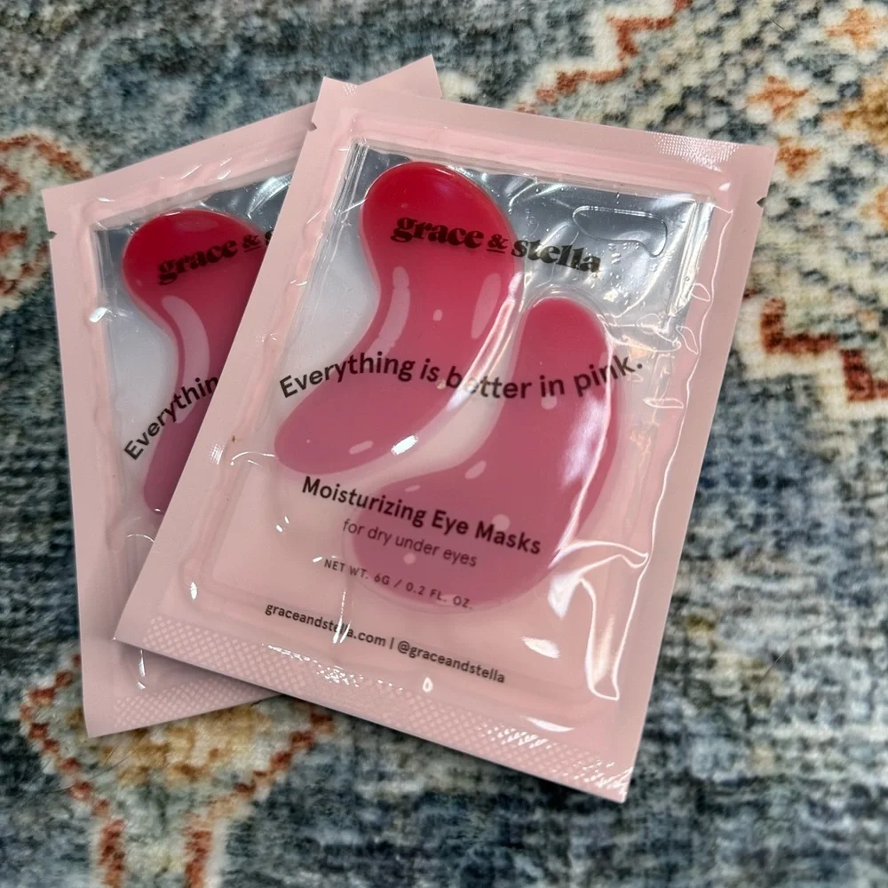 (NOT FOR SALE)Grace &‎ Stella Pink Eye Masks